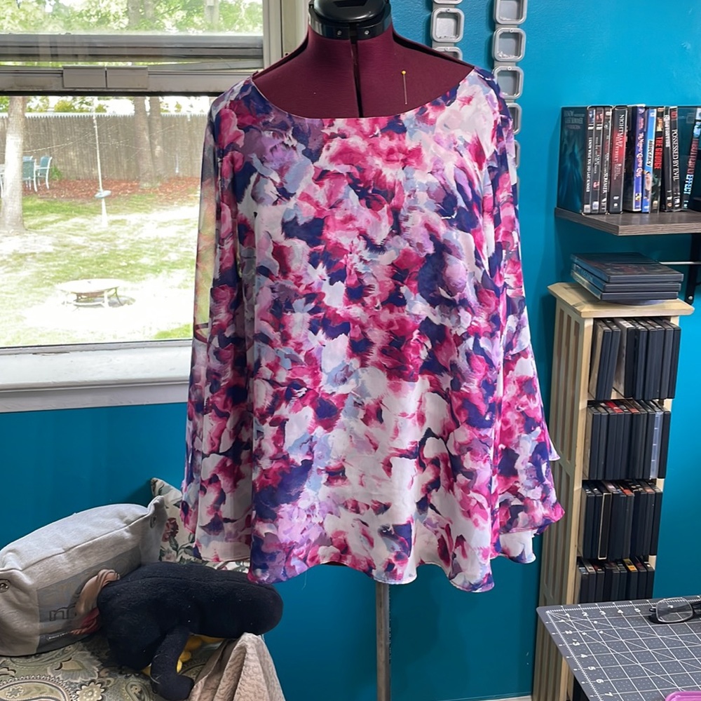 Pink and purple dress top!
